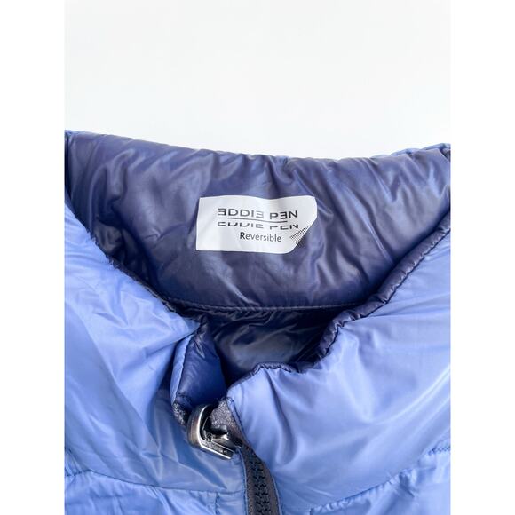 Boy's Blue Eddie Pen Packable Quilted Reversible Vest Size 10 - Picture 2 of 7